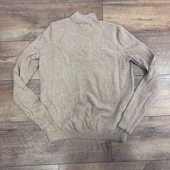 La Maille Sezane Paris Pull Jacob Camel Sweater Womens Small 100% Merino Wool - Picture 8 of 9